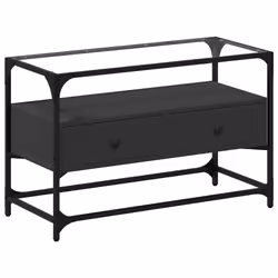 VidaXL 846059, Black, Wood, Wood, 800 mm, 350 mm, 510 mm