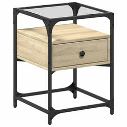VidaXL 846076 nightstand/bedside table Oak