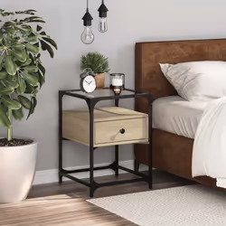 VidaXL 846076 nightstand/bedside table Oak