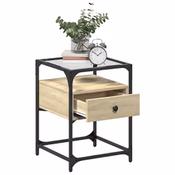 VidaXL 846076 nightstand/bedside table Oak