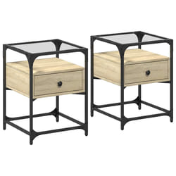 VidaXL 846077 nightstand/bedside table Oak