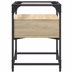VidaXL 846077 nightstand/bedside table Oak - Additional view 6