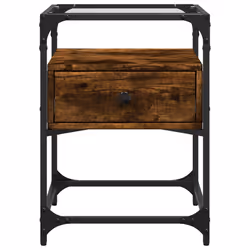 VidaXL 846078 nightstand/bedside table Oak - Additional view 4