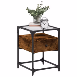 VidaXL 846079 nightstand/bedside table Oak