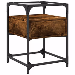 VidaXL 846079 nightstand/bedside table Oak - Additional view 6