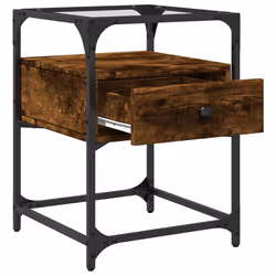 VidaXL 846079 nightstand/bedside table Oak - Additional view 7