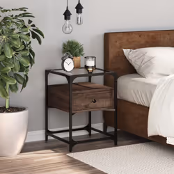 VidaXL 846082 nightstand/bedside table Oak