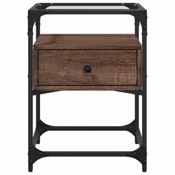 VidaXL 846082 nightstand/bedside table Oak - Additional view 4