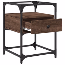 VidaXL 846082 nightstand/bedside table Oak - Additional view 7