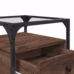 VidaXL 846082 nightstand/bedside table Oak - Additional view 8