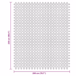 vidaXL Tent Carpet Blue 2.5x2 m camping ground mat rug underlay camping rug