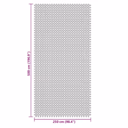 vidaXL Tent Carpet Blue 5x2.5 m camping ground mat rug underlay camping rug