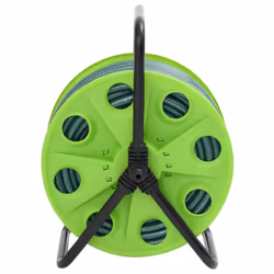 ) vidaXL Green Hose Reel Cart with Hose Pipe Reel Cart Water Hose Trolley PVC - without double couplers, 50 m/ 20 m (0.75'' - Additional view 2