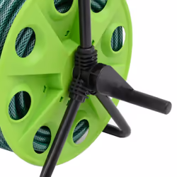 ) vidaXL Green Hose Reel Cart with Hose Pipe Reel Cart Water Hose Trolley PVC - without double couplers, 50 m/ 20 m (0.75'' - Additional view 4