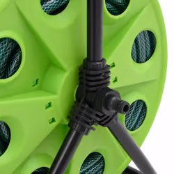 ) vidaXL Green Hose Reel Cart with Hose Pipe Reel Cart Water Hose Trolley PVC - without double couplers, 50 m/ 20 m (0.75'' - Additional view 5