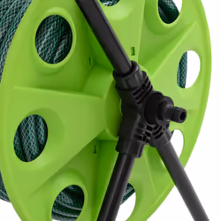 ) vidaXL Green Hose Reel Cart with Hose Pipe Reel Cart Water Hose Trolley PVC - without double couplers, 60 m/ 20 m (0.75'' - Additional view 6