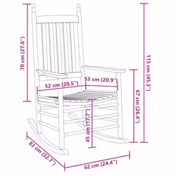 VidaXL 3281258 rocking chair/glider - Additional view 8