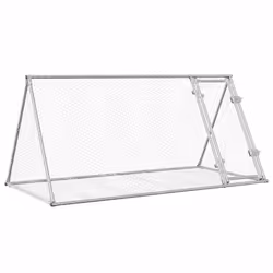 vidaXL Rabbit Hutch Outdoor Rabbit Hutch Rabbit House Silver Galvanised Steel