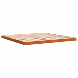 vidaXL Bed Frame Home Bed Base Wax Brown 180x200 cm Super King Solid Wood Pine - Additional view 6