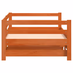 vidaXL Daybed with Trundle Sofa Bed Couch Wax Brown 90x190 cm Solid Wood Pine - Additional view 7