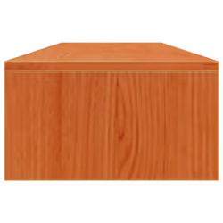 vidaXL Monitor Stand Computer Stand Display Stand Wax Brown Solid Wood Pine - Additional view 4