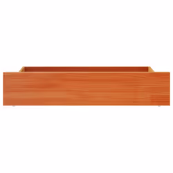 vidaXL Bed Drawers Bedroom Wooden Bed Box Storage Unit 4 pcs Solid Wood Pine - 90 x 57 x 18 cm - Additional view 4