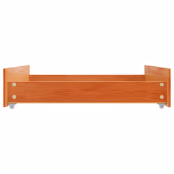 vidaXL Bed Drawers Bed Storage Unit Bed Box 2 pcs Wax Brown Solid Wood Pine - Additional view 5