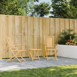 VidaXL 368038 outdoor chair Terrace Bamboo