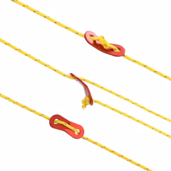 vidaXL Tent Guy Rope with Reflective Strips and Spanners Tent Guide Rope 3 mm - Additional view 4