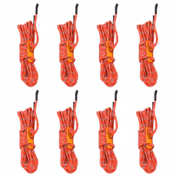 vidaXL Tent Guy Ropes with Spanners Reflective Tent Guide Rope 8 pcs 4 mm
