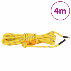 vidaXL Tent Guy Ropes with Spanners Reflective Tent Guide Rope 8 pcs 4 mm - Additional view 6