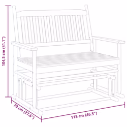 VidaXL 4008866 rocking chair/glider - Additional view 8