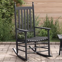 VidaXL 4008870 outdoor chair Terrace Wood Black