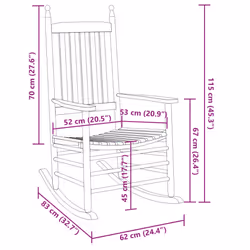 VidaXL 4008870 outdoor chair Terrace Wood Black - Additional view 8