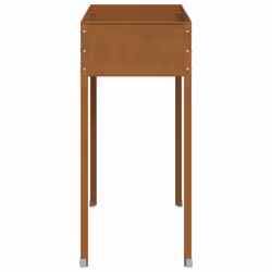 vidaXL Garden Planter Plant Pot Flower Pot Outdoor Planter Weathering Steel - Additional view 4