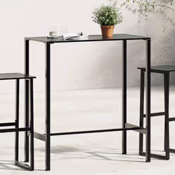 VidaXL 4009268 outdoor table Black