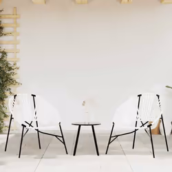 vidaXL Garden Egg Chair Black and Light Grey Poly Rattan egg chair garden seat - black and white