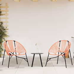 vidaXL Garden Egg Chair Black and Light Grey Poly Rattan egg chair garden seat - black and orange