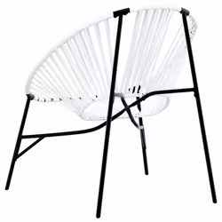 vidaXL Garden Chair Set 3 pcs Black and Light Grey Poly Rattan - black and white - Additional view 7
