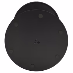 vidaXL Garden Table Outdoor Table Patio Side Coffee Table Round Black Steel - Additional view 5