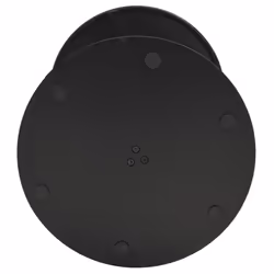 vidaXL Garden Table Outdoor Table Patio Side Coffee Table Round Black Steel - Additional view 5