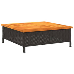 VidaXL 3281629 outdoor table Black, Brown