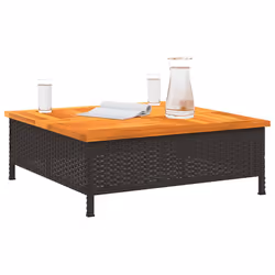 VidaXL 3281629 outdoor table Black, Brown - Additional view 4
