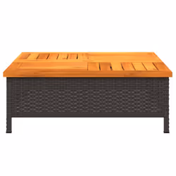 VidaXL 3281629 outdoor table Black, Brown - Additional view 5