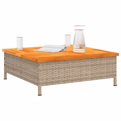 VidaXL 3281631 outdoor table Beige, Brown - Additional view 4