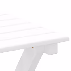 vidaXL Rocking Chairs 2pcs with Foldable Table Chair White Solid Wood Poplar - Additional view 6