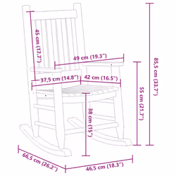 VidaXL 3281594 rocking chair/glider - Additional view 8