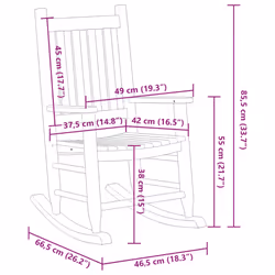 VidaXL 3281596 rocking chair/glider - Additional view 8