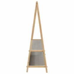 vidaXL Clothes Rack with Shelves 132x45.5x150.5 cm Bamboo coat rack - Additional view 4