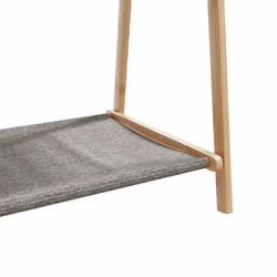 vidaXL Clothes Rack with Shelves 132x45.5x150.5 cm Bamboo coat rack - Additional view 7